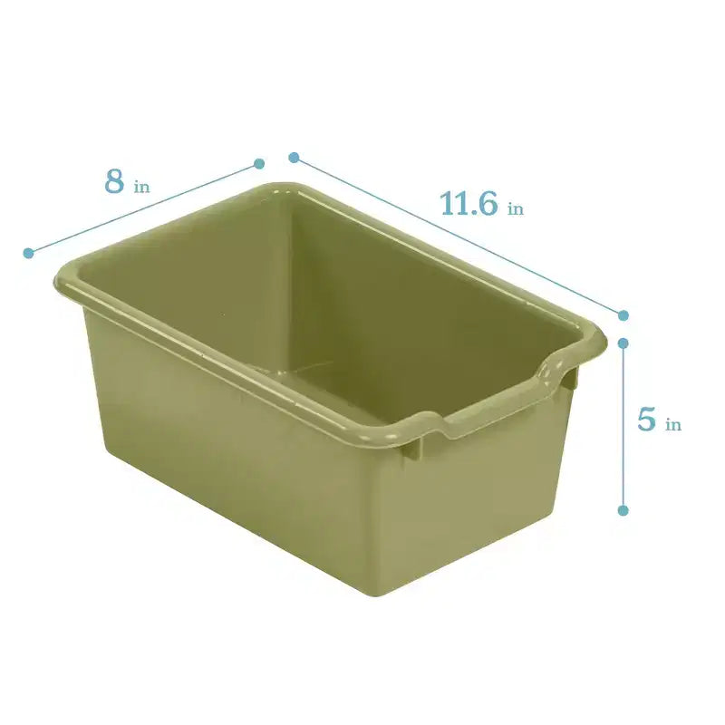 Meuble de rangement ECR4Kids Streamline à 15 casiers avec 15 bacs à façade incurvée, 5x3, mobilier pour enfants