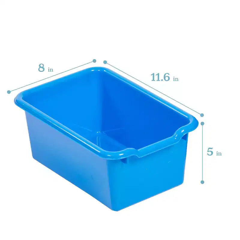 Meuble de rangement ECR4Kids Streamline à 15 casiers avec 15 bacs à façade incurvée, 5x3, mobilier pour enfants
