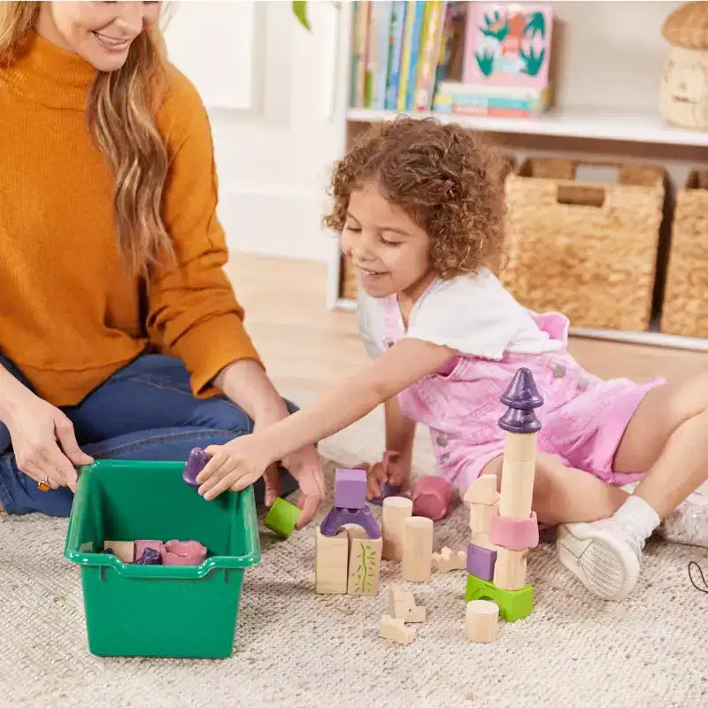 Meuble de rangement ECR4Kids Streamline à 15 casiers avec 15 bacs à façade incurvée, 5x3, mobilier pour enfants