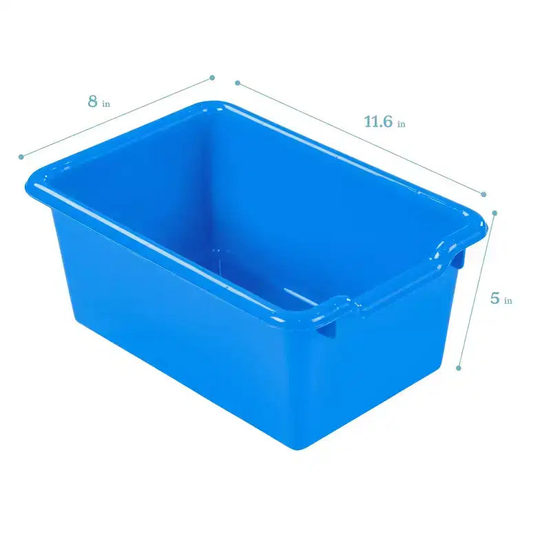 Meuble de rangement mobile à 25 casiers ECR4Kids et 25 bacs de rangement à façade ouverte, 5x5, Meuble pour enfants