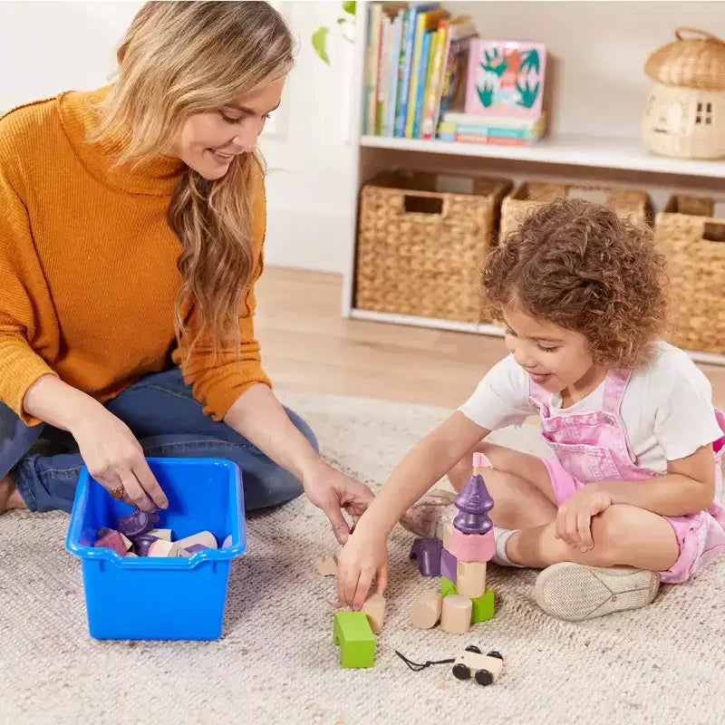 Vestiaire à 5 compartiments pour tout-petits et 5 bacs de rangement avant à écope ECR4Kids Streamline, Rangement à casiers