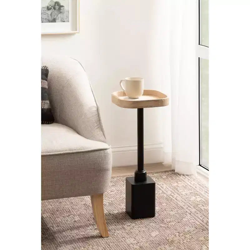 Table d'appoint Woodrow Square par Kate and Laurel