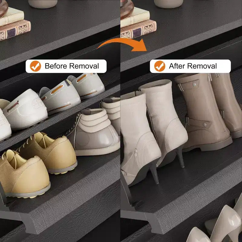 Meuble à chaussures, 3 tiroirs basculants – Organisateur de rangement de chaussures moderne pour entrée, étagère étroite en bois avec étagères réglables, peu encombrant, noir