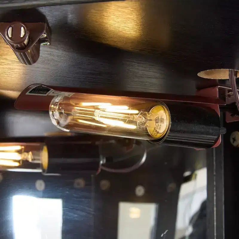 Meuble d'angle Okak avec 2 portes vitrées et étagères réglables en verre trempé, meuble d'angle pour salon, cuisine
