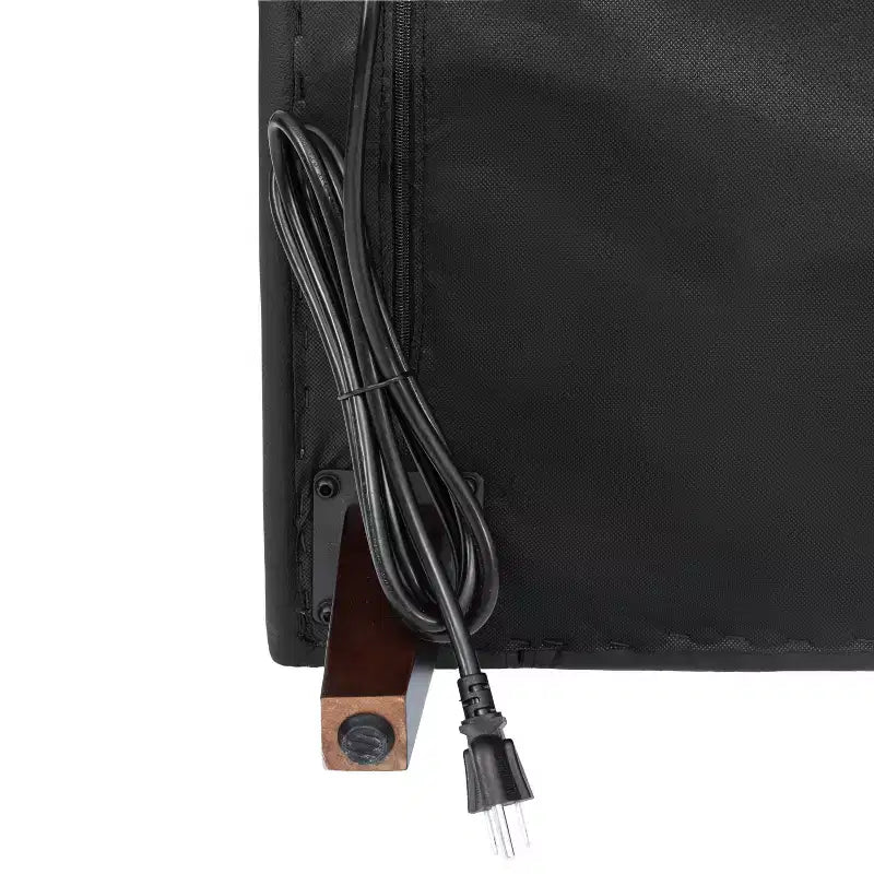Flash Furniture HERCULES Artemis Ensemble de réception rembourré 3 pièces, 8 prises CA/4 ports USB/4 ports USB-C et pieds en noyer avec patins réglables