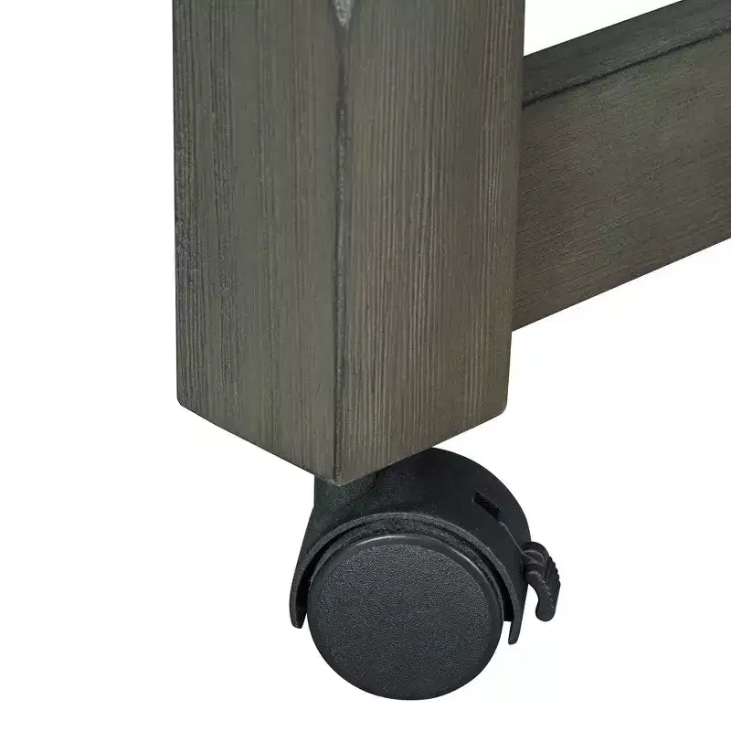 Îlot de cuisine extensible avec rangement et prises électriques, chariot de cuisine rétro multifonctionnel sur roulettes avec tiroirs et étagères ouvertes, gris