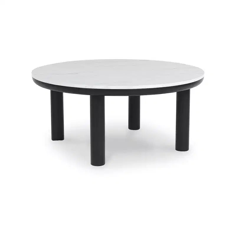 Signature Design by Ashley Xandrum Ensemble de 3 tables basses avec tables d'appoint - Fini noir/blanc