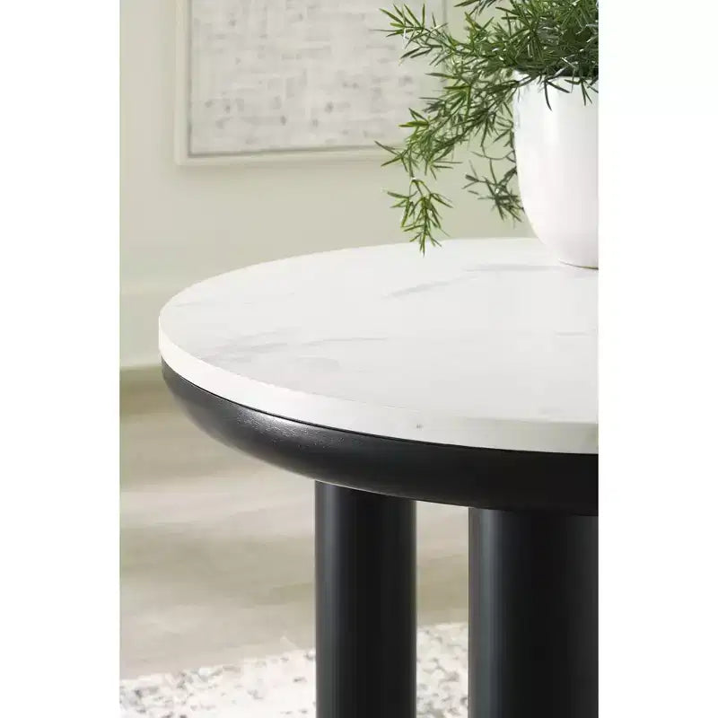 Signature Design by Ashley Xandrum Ensemble de 3 tables basses avec tables d'appoint - Fini noir/blanc