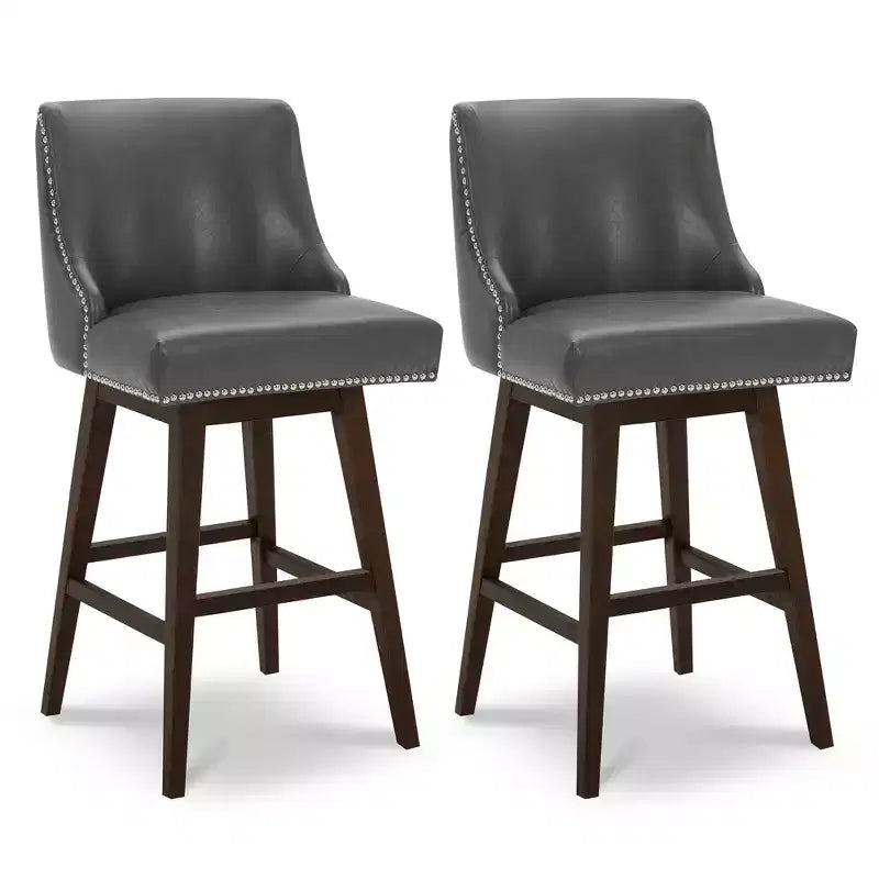 Spruce&Spring Lot de 30 tabourets de bar pivotants rembourrés, hauteur bar