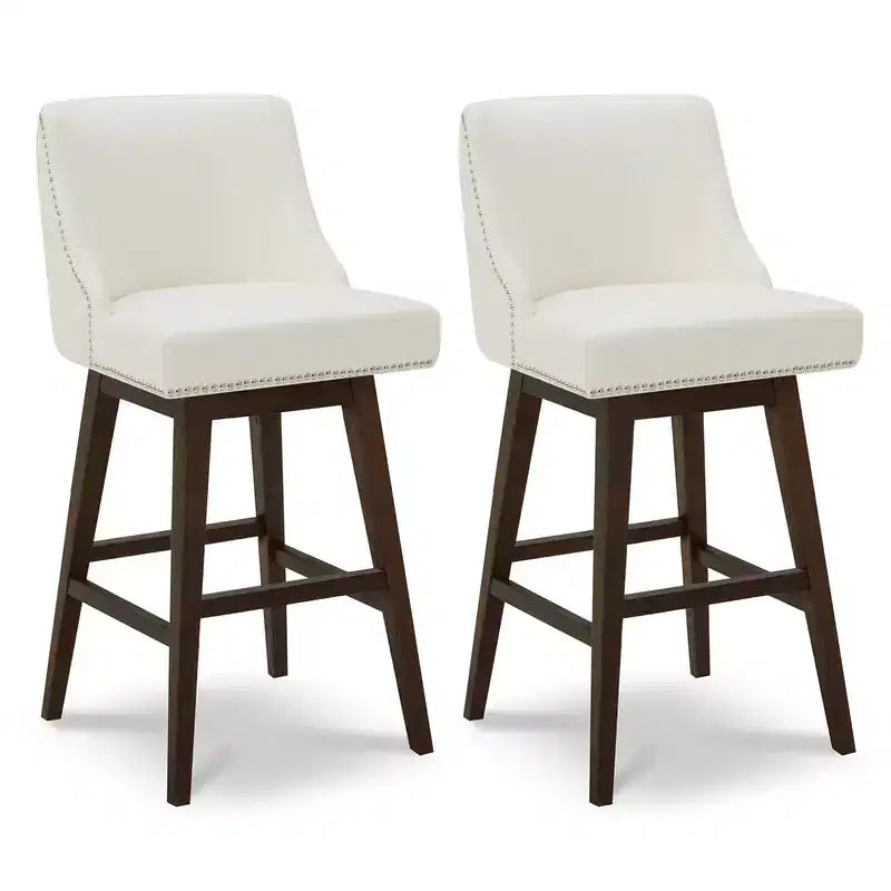 Spruce&Spring Lot de 30 tabourets de bar pivotants rembourrés, hauteur bar