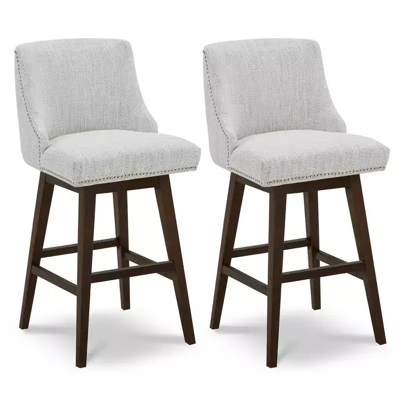 Spruce&Spring Lot de 30 tabourets de bar pivotants rembourrés, hauteur bar