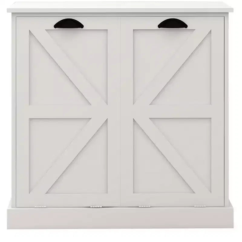 Meuble de salle de bain AndMakers blanc avec 2 portes L 31,49 po x P 13,77 po x H 30,7 po