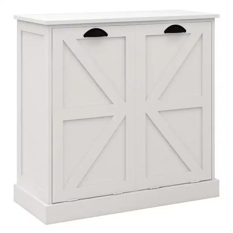 Meuble de salle de bain AndMakers blanc avec 2 portes L 31,49 po x P 13,77 po x H 30,7 po