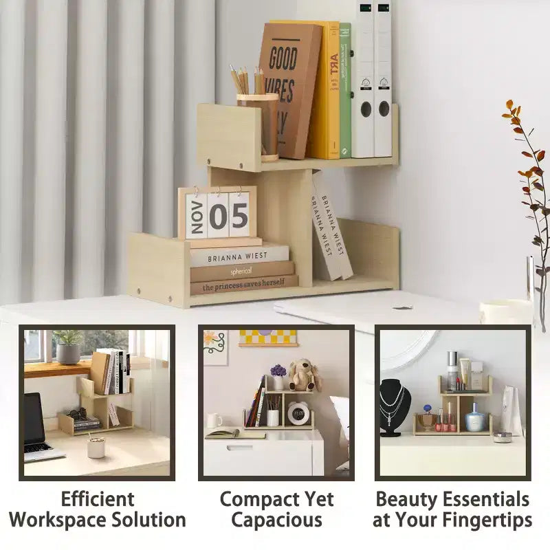 HOMLUX Organisateur de Rangement de Bureau Étagère Présentoir Rack de Cuisine Chambre d'Enfant Fournitures de Bureau
