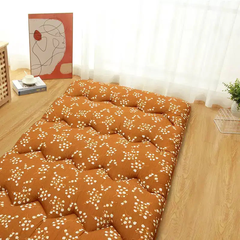 Matelas de sol futon japonais, tapis de tatami épais portable, matelas futon enroulable, matelas de sol pliable, matelas de couchage pour le camping, le dortoir, la chambre d'amis