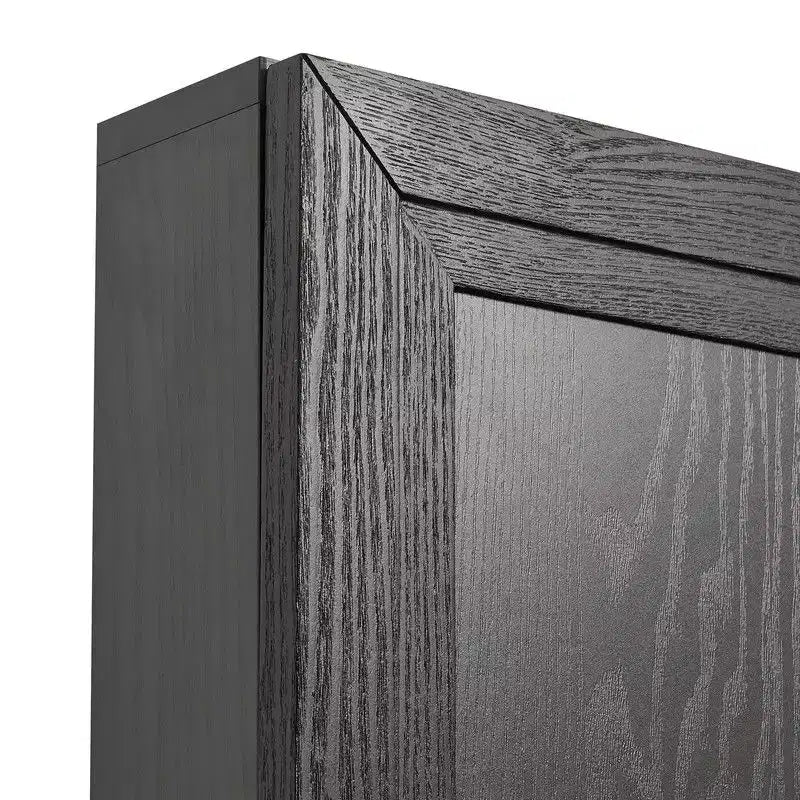 PexFix Buffet de Salle à Manger 157,5 cm L x 78,7 cm H, Meuble de Rangement de Cuisine de Ferme avec Étagères Réglables pour Cuisine, Salle à Manger, Salon, Noir