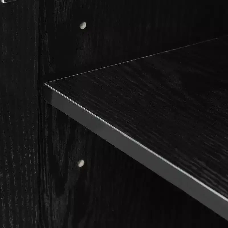 PexFix Buffet de Salle à Manger 157,5 cm L x 78,7 cm H, Meuble de Rangement de Cuisine de Ferme avec Étagères Réglables pour Cuisine, Salle à Manger, Salon, Noir