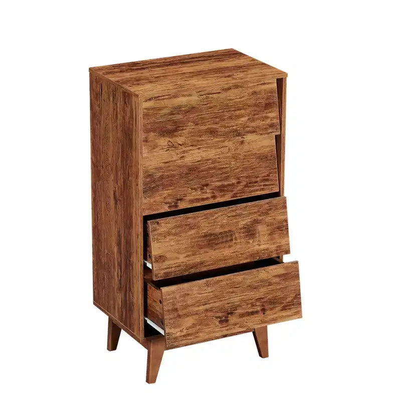 Commode GDFStudio Peg Wood à tiroirs de conception biseautée