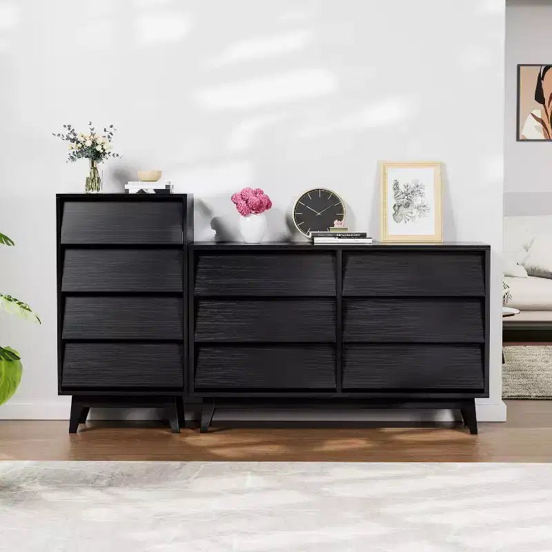 Commode GDFStudio Peg Wood à tiroirs de conception biseautée