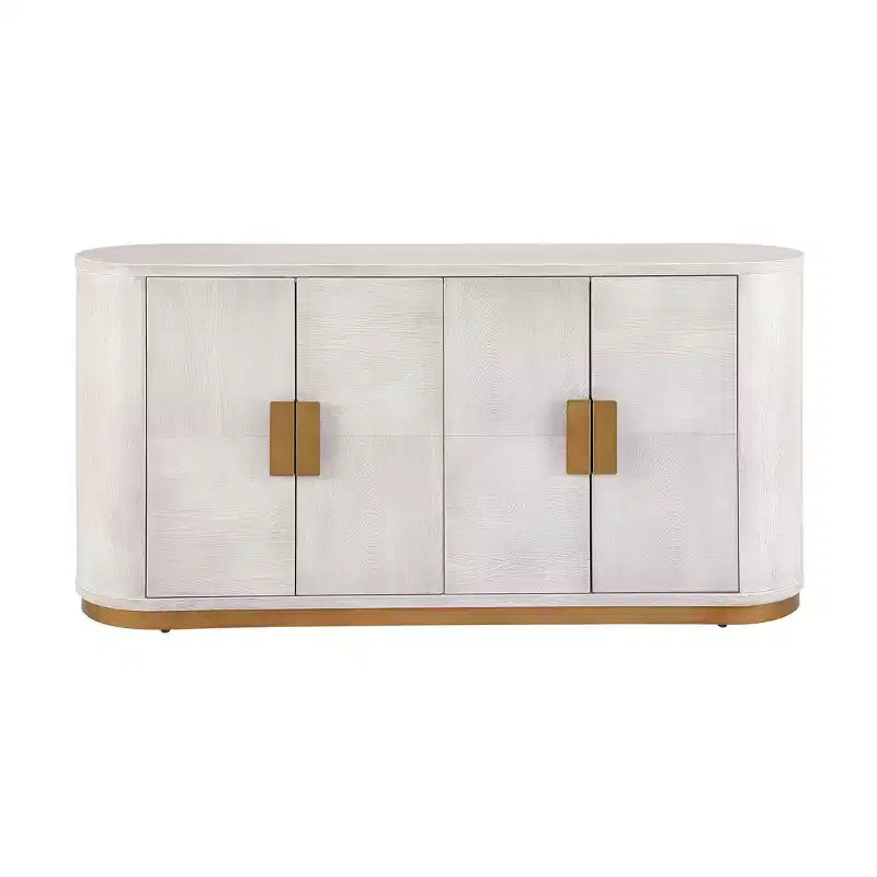 Christopher Knight Home Arvenia, buffet bahut moderne de 148 cm avec 4 portes et étagères réglables