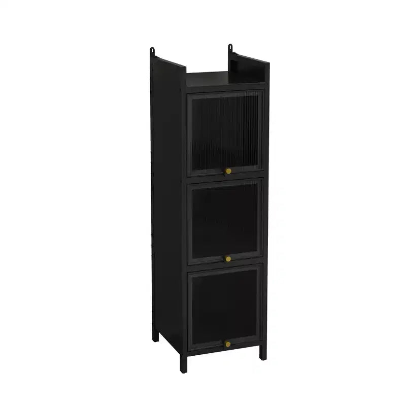 Okak Meuble de Rangement Moderne à 3/4 Niveaux, Armoire Autoportante pour Salle de Bain, Salon, Chambre et Cuisine