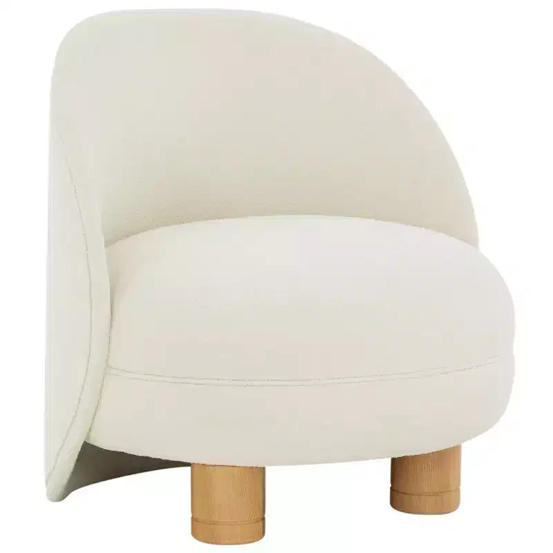 Fauteuil d'appoint Gracelyn Boucle - SFV5123 - Ivoire/Naturel - Safavieh Couture