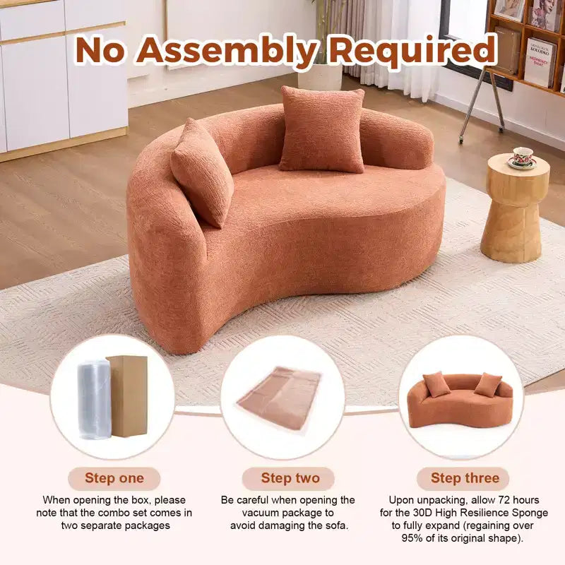 Causeuse chenille Whisen 66.9