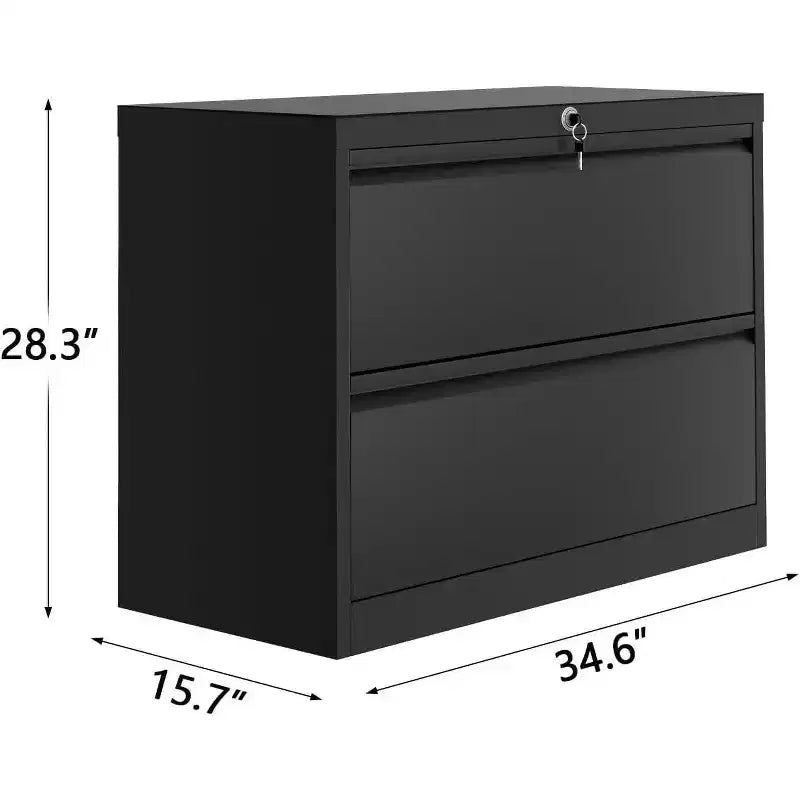 Acekool 71" Armoire de rangement métallique haute avec portes et serrure, 4 étagères réglables, pieds nivelants, pour cellier, garage, bureau, noire