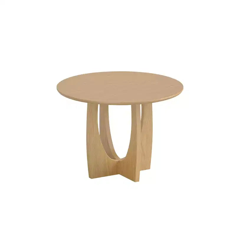 Table de salle à manger/de cuisine ronde de 42 pouces avec piédestal entrecroisé