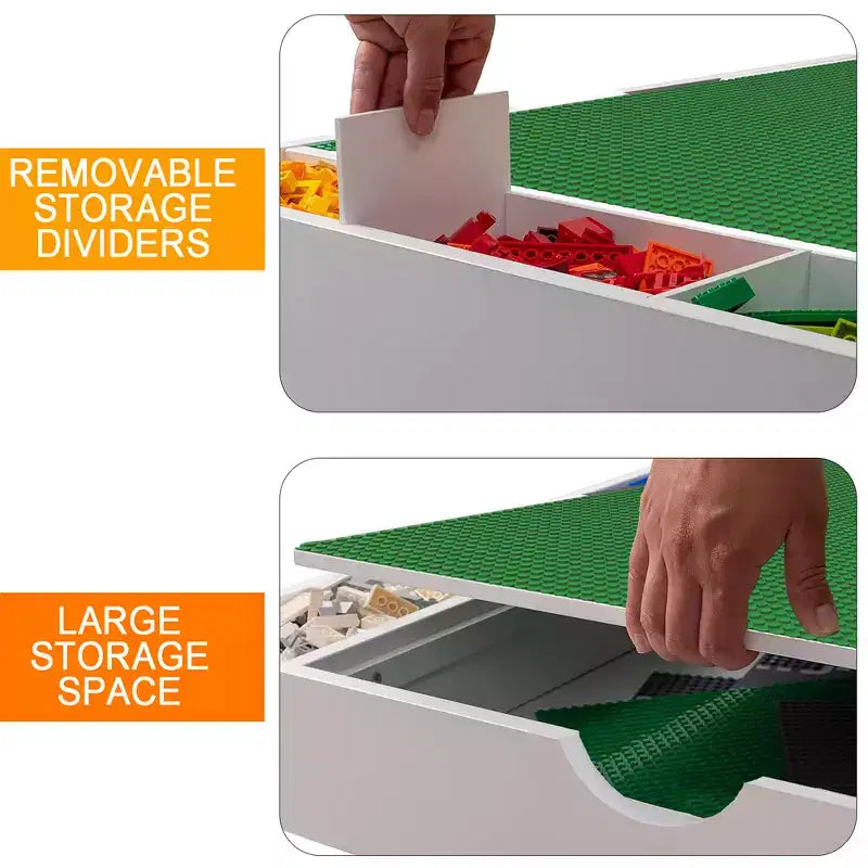 Ensemble de table et chaises pour enfants, table d'activités d'apprentissage moderne, table d'activités pour enfants avec plateau 2 en 1, mobilier de jeu pour jouer et dessiner