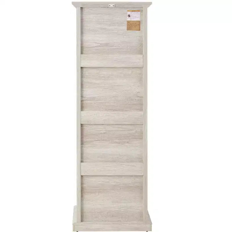 Armoire de rangement haute moderne avec portes et étagères en verre - Buffet autoportant polyvalent avec tiroir pour salon, cuisine, salle à manger et bureau