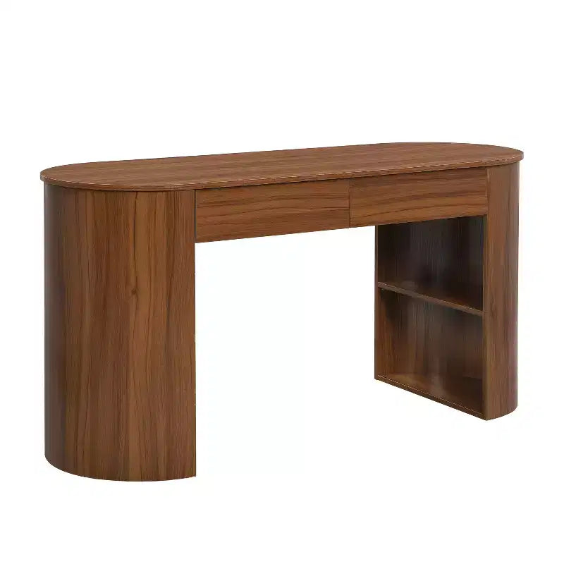 Bureau d'écriture moderne en bois Olivia Christopher Knight Home avec tiroirs et étagères