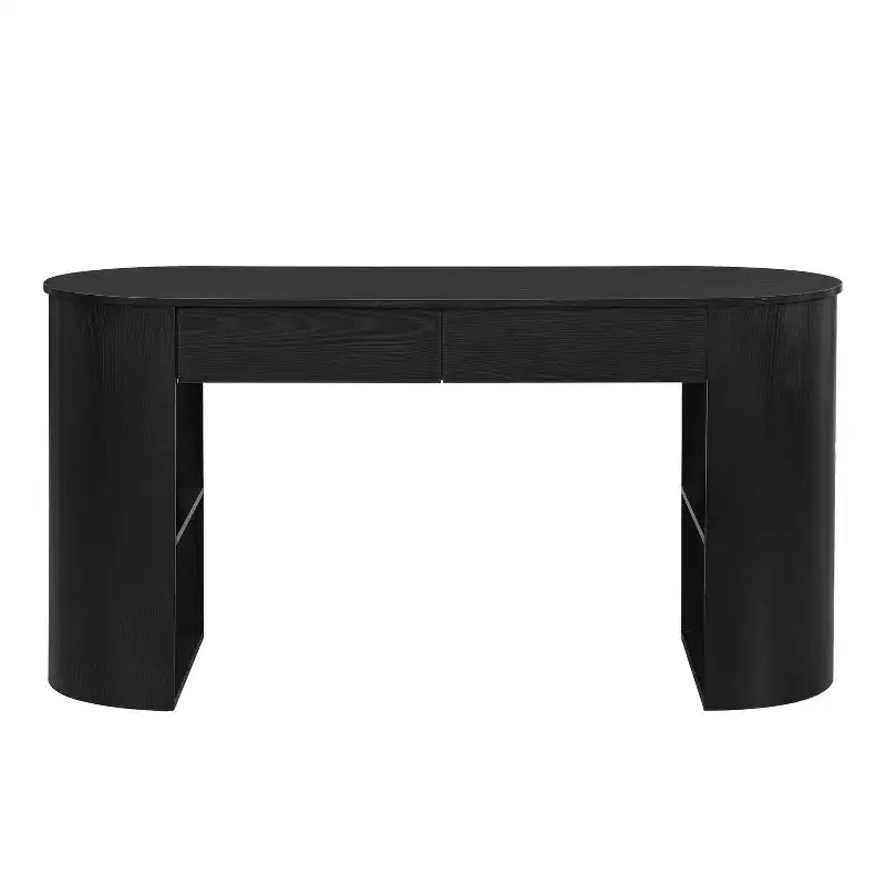 Bureau d'écriture moderne en bois Olivia Christopher Knight Home avec tiroirs et étagères