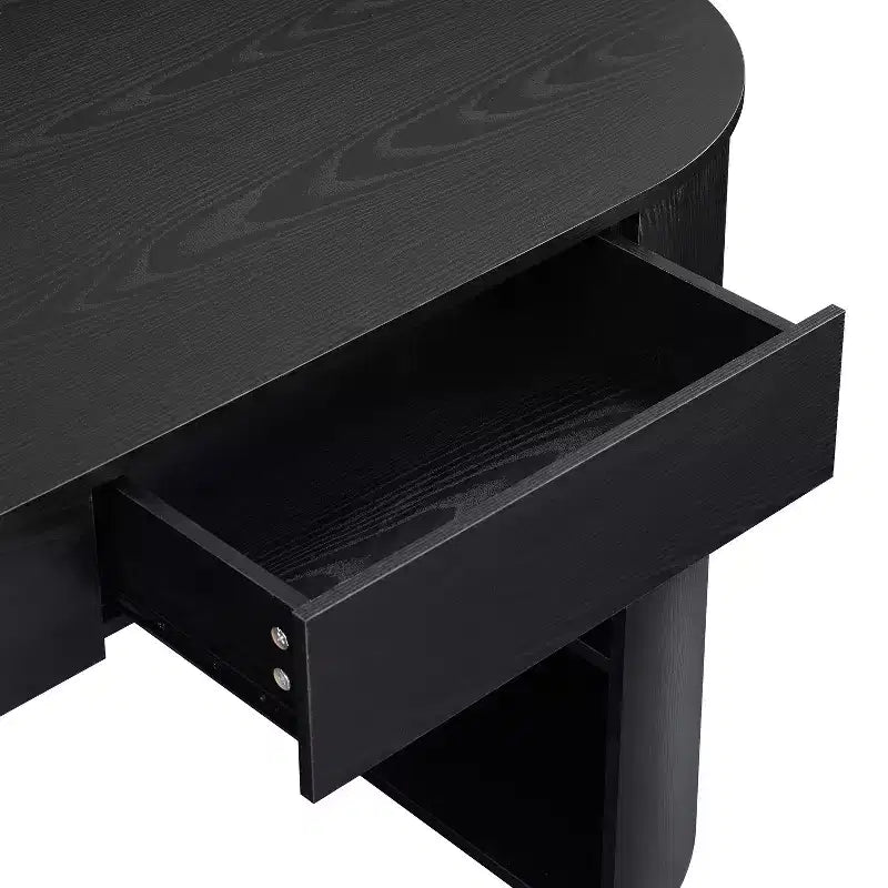 Bureau d'écriture moderne en bois Olivia Christopher Knight Home avec tiroirs et étagères