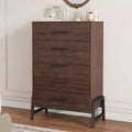 46.6 Tall 6-Drawer Dresser - Freestanding Wood Storage for Bedroom & Living Room