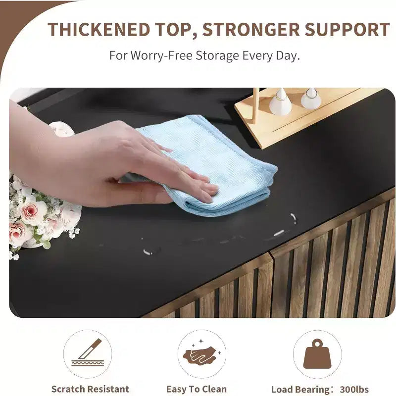 Meuble de rangement pour chaussures à 6 niveaux, grande capacité, avec section pour bottes, crochets pratiques pour entrées modernes, marron-noir