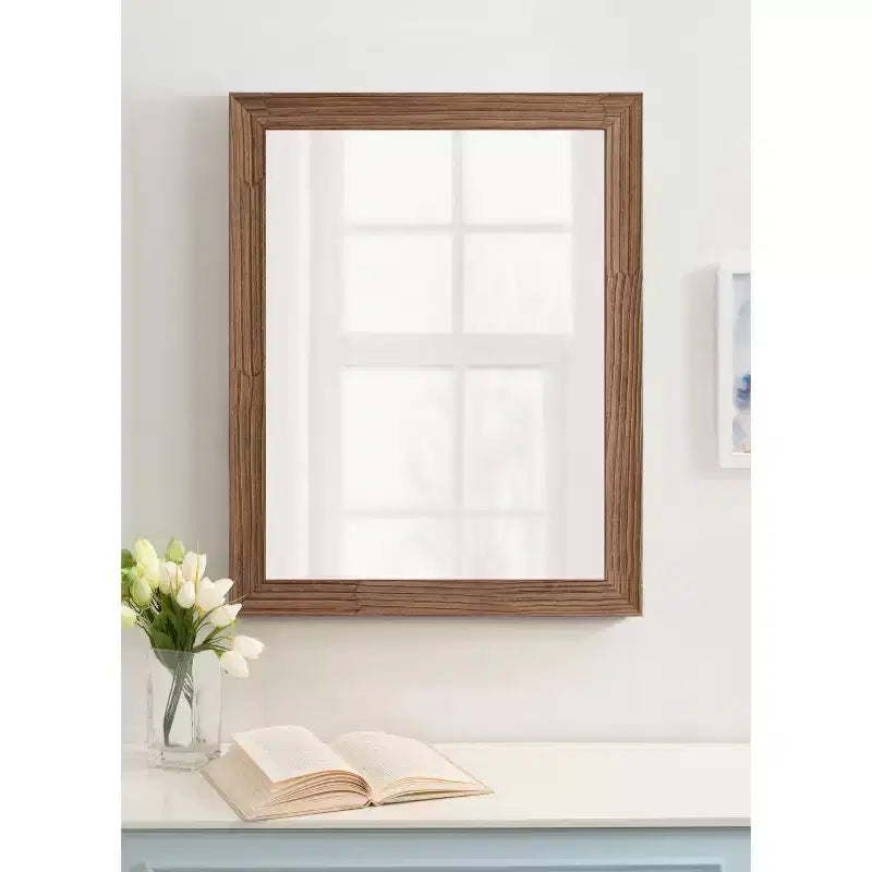 Miroir mural rectangulaire Kate and Laurel Travon pour salle de bain