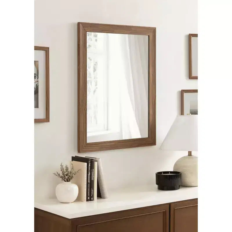 Miroir mural rectangulaire Kate and Laurel Travon pour salle de bain