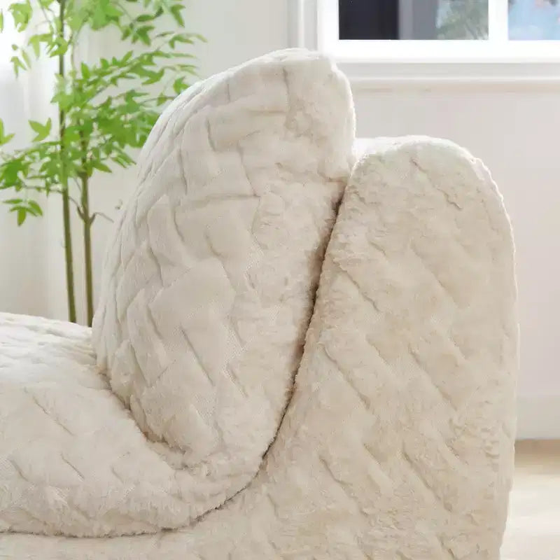 Fauteuil pivotant Whisen à compression intégrale avec pouf