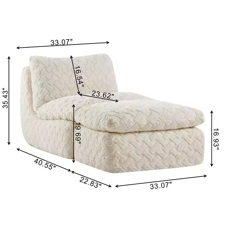 Fauteuil pivotant Whisen à compression intégrale avec pouf