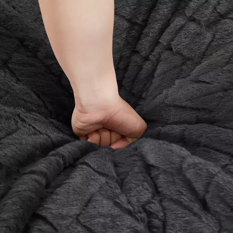 Fauteuil pivotant Whisen à compression intégrale avec pouf