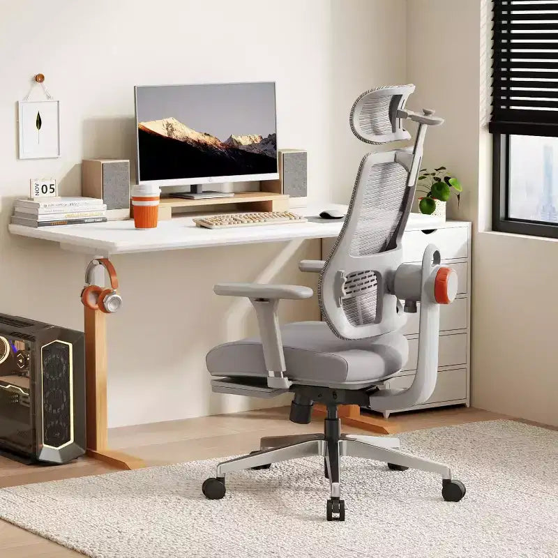Fauteuil de bureau Newtral Magich-GPro avec repose-pieds - Accoudoirs 4D - MAGICH-GPRO+LAPD-GRAY