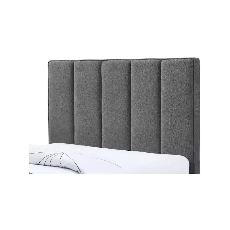 Lit gigogne double en tissu texturé lin Harper, Meridian Furniture