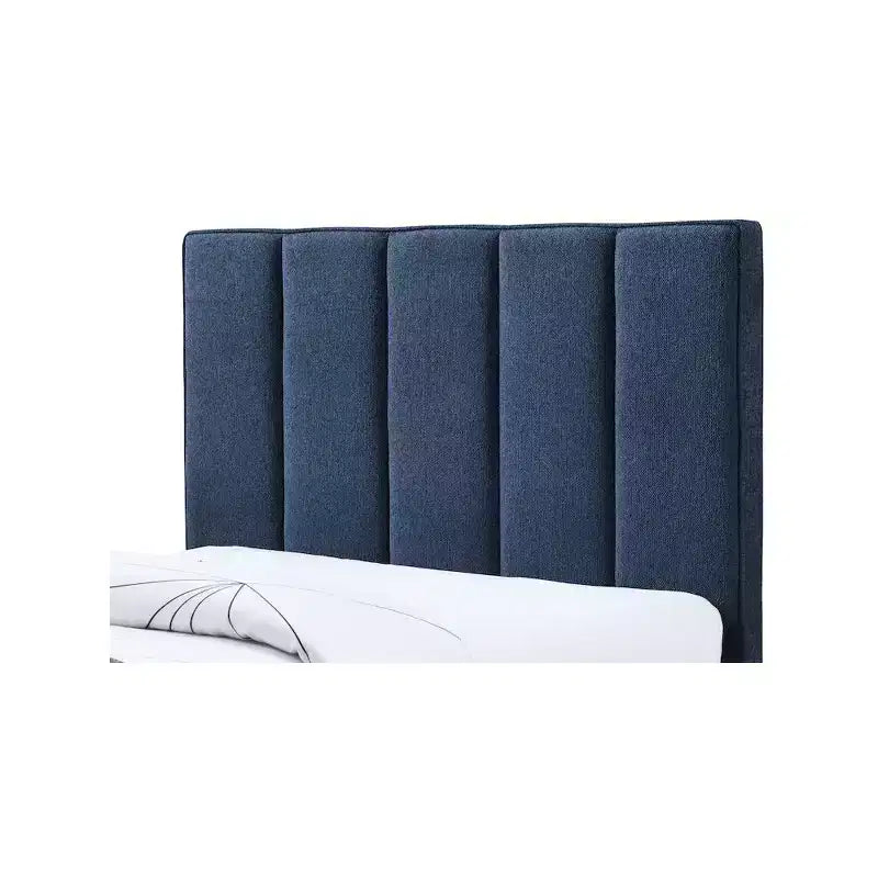 Lit gigogne double en tissu texturé lin Harper, Meridian Furniture