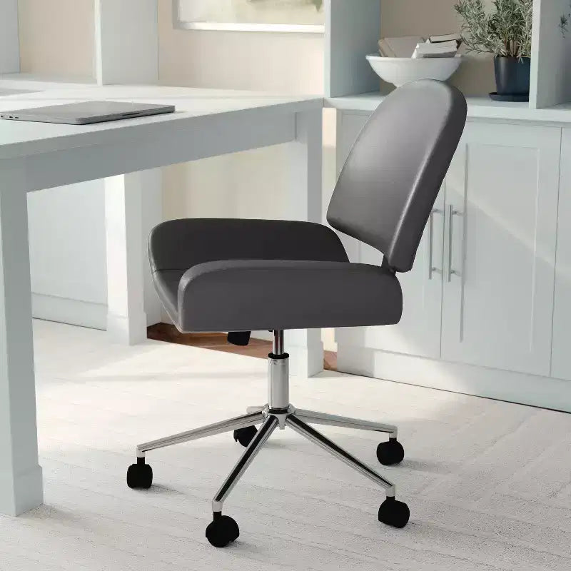 Chaise de bureau rembourrée Tyla Martha Stewart