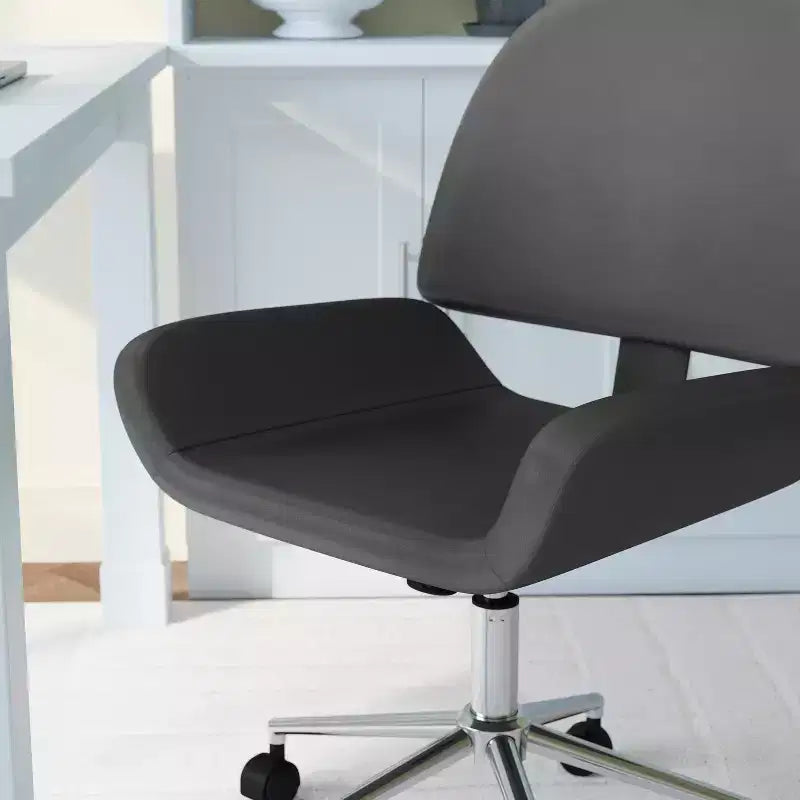 Chaise de bureau rembourrée Tyla Martha Stewart