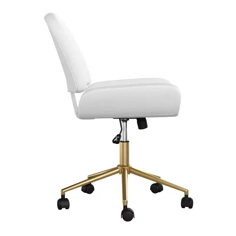 Chaise de bureau rembourrée Tyla Martha Stewart