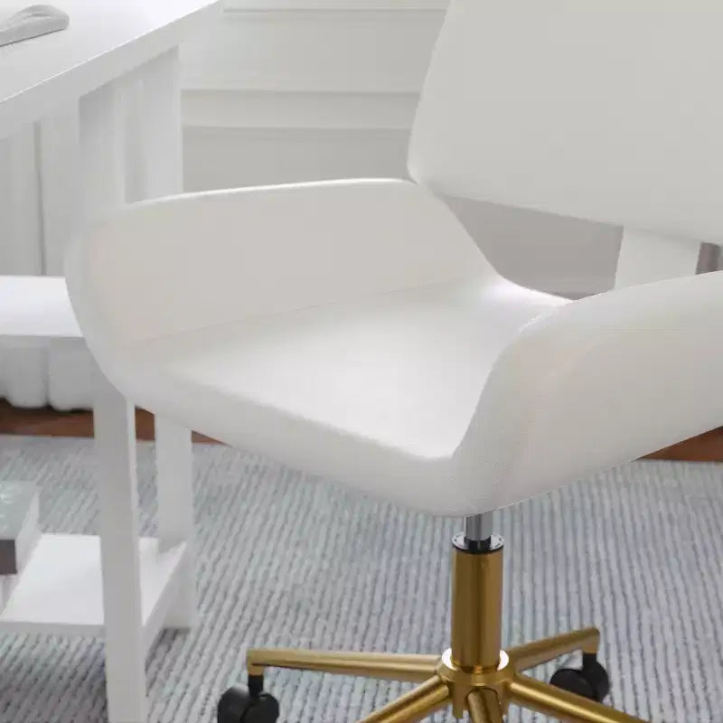 Chaise de bureau rembourrée Tyla Martha Stewart