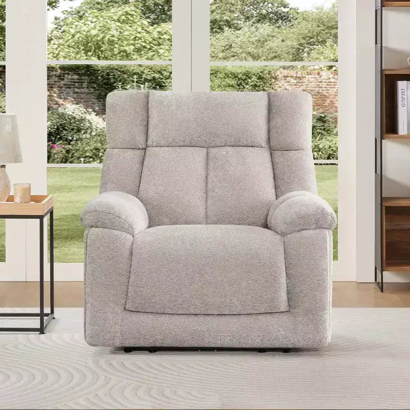 Fauteuil inclinable de puériculture Spruce & Spring Power Lay Flat avec haut-parleurs Bluetooth et soutien lombaire électrique