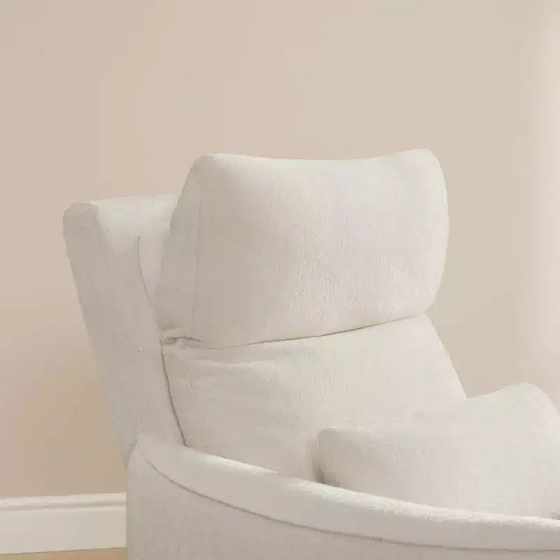 Fauteuil inclinable pivotant motorisé Spruce & Spring, double motorisation, planeur de nurserie avec coussin lombaire